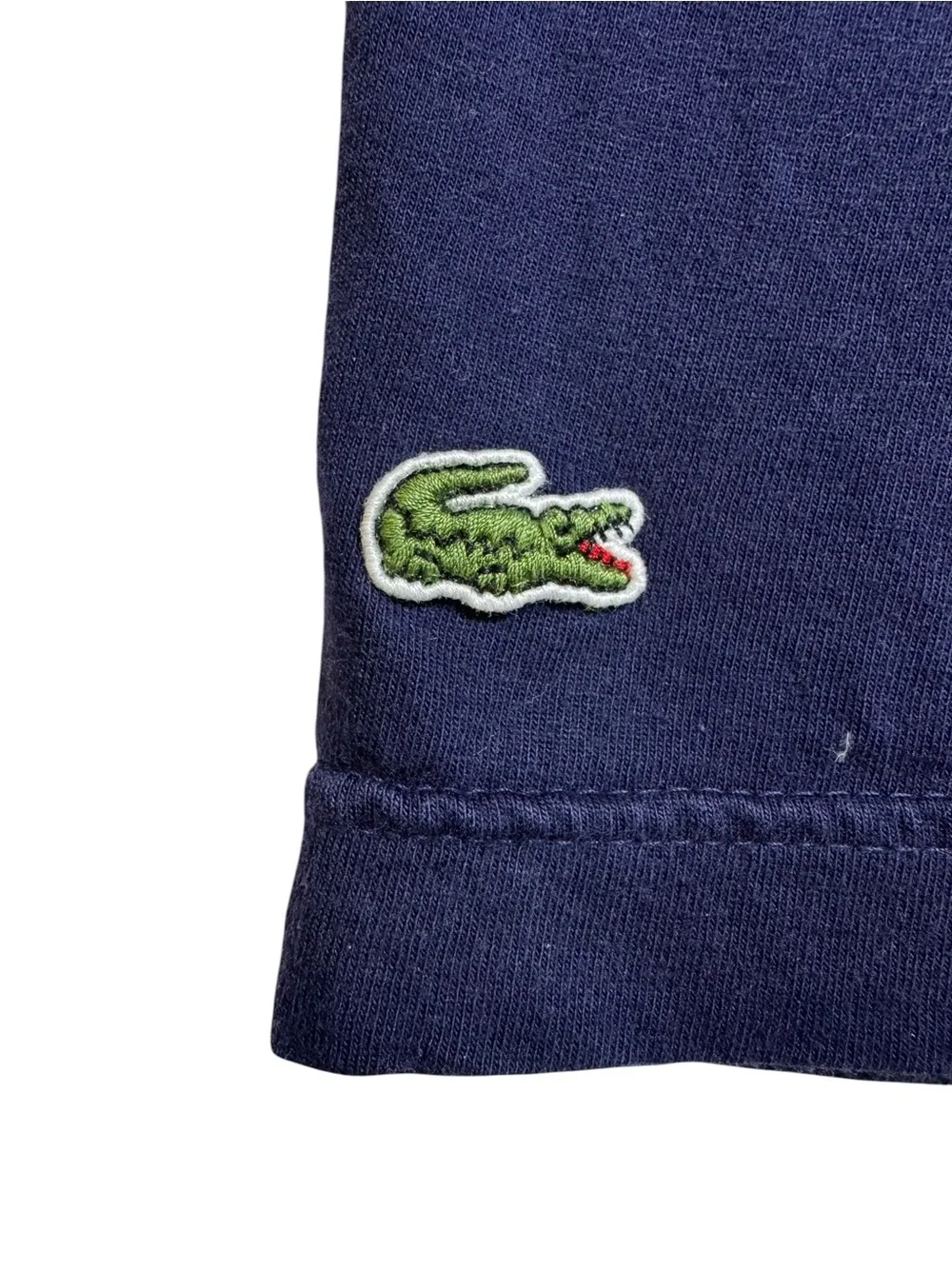 Lacoste Men's Regular Fit Nautical Flag Graphic T-Shirt - Navy - Size 3 / S - Picture 5 of 7
